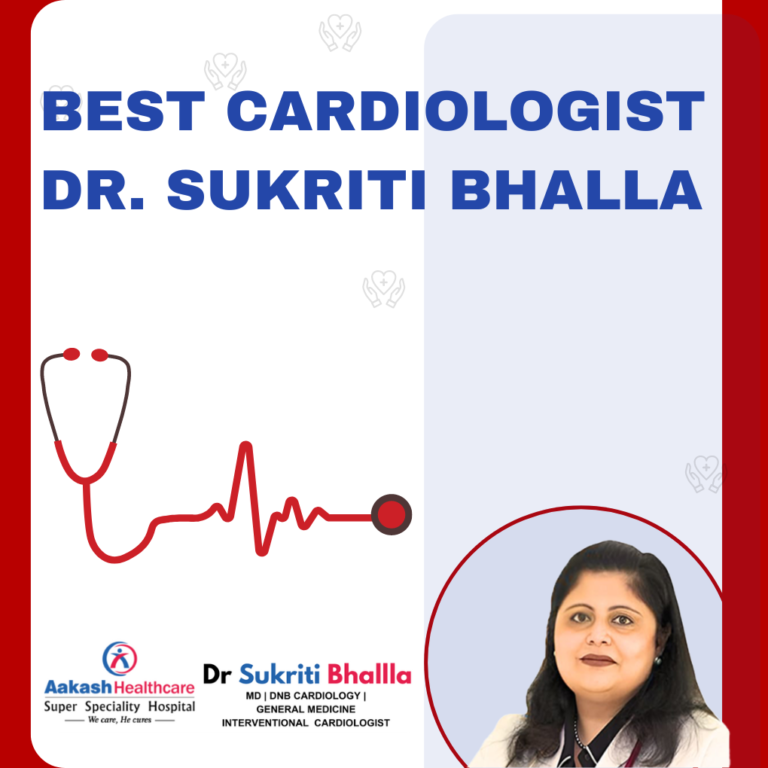 Best Female Cardiologist in Delhi, Dr. Sukriti Bhalla