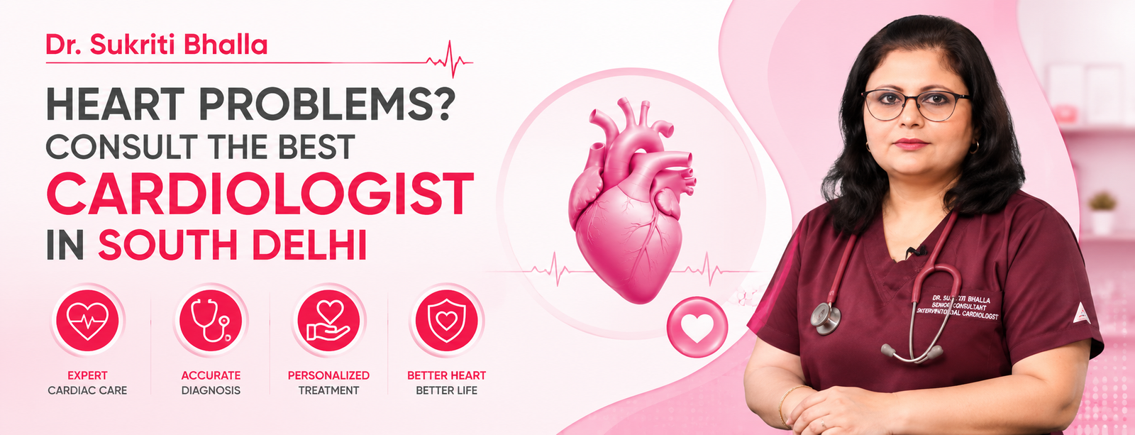 Heart Problems Consult the Best Cardiologist in South Delhi