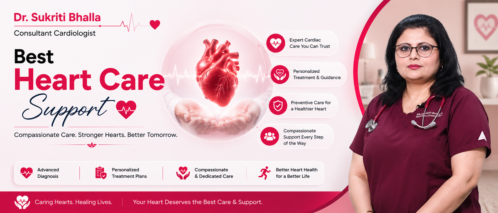 best heart care support