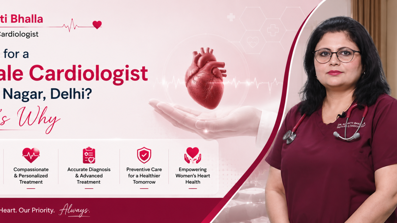 Female Cardiologist in Kirti Nagar, Delhi