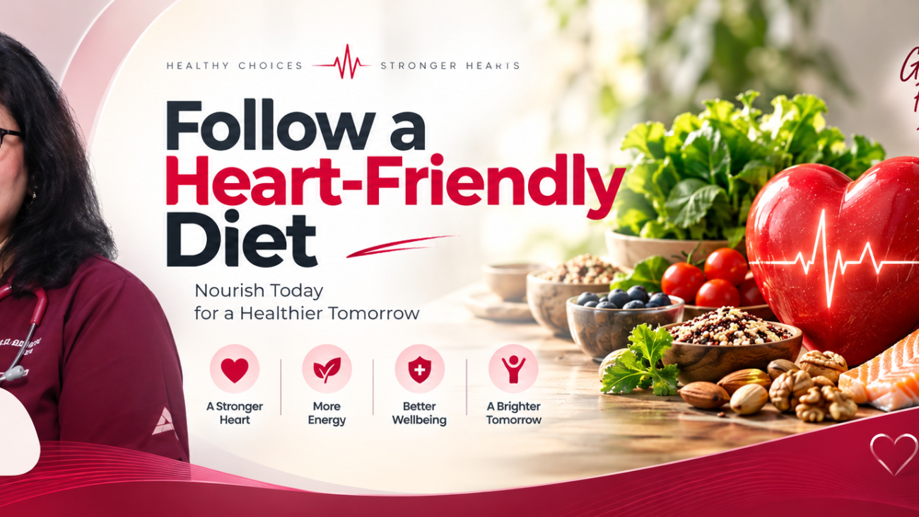 follow a heart friendly diet